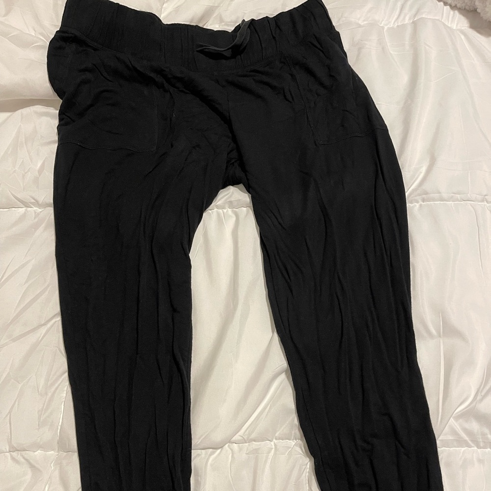 Maternity black joggers size large by Isabel maternity